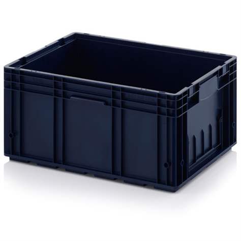 R-KLT-6429 Behälter, 600 x 400 x 280 mm, Blau RAL 5003. - Bild2