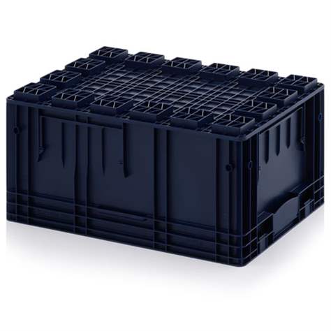 R-KLT-6429 Behälter, 600 x 400 x 280 mm, Blau RAL 5003. - Bild3