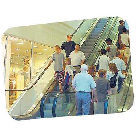 Kontrollspiegel für Innenbereiche 600 x 400 mm, mit einem Flexi-Stab - Bild2