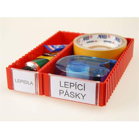 Etikettenfenster - Verpackung 10 St., Modul 7, Größe 75 x 36 x 4 mm.