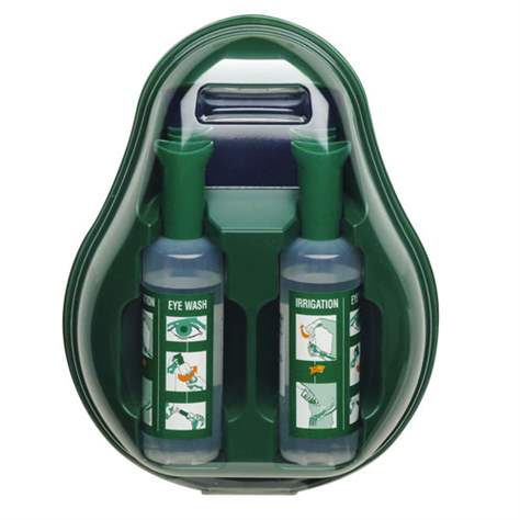 Wandbox mit Augenspülung, 2 x 500 ml Natriumchloridlösung