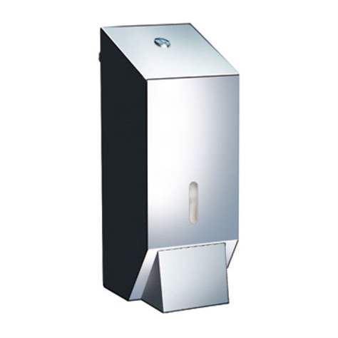 Seifenspender LUX, Edelstahl glänzend.