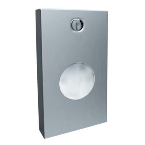 Behälter für Hygienebeutel LUX, Edelstahl matt, volumen max. 25 St.