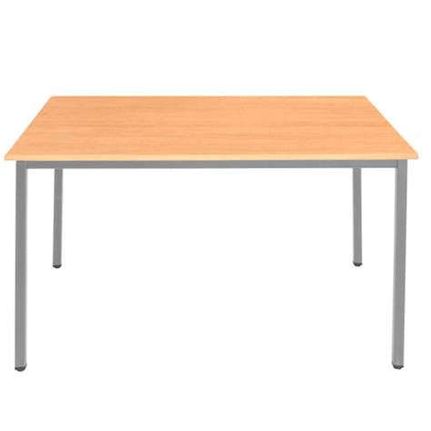 Tisch BOX, 1200x800 mm, Platte Buche Dekor, Gestell Grau RAL9006