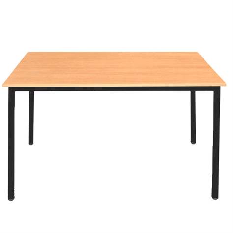 Tisch BOX, 1200x800 mm, Platte Buche Dekor, Gestell Schwarz