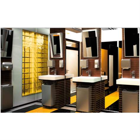 Behälter für Hygienebeutel LUX, Edelstahl glänzend. Volumen max. 25 St. - Bild2