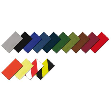 Personalleitsystem - Gurtpfosten Expo, niedrig, Gurtlänge 2,3m, Chrom gebürstet / Gurt Schwarz - Bild4