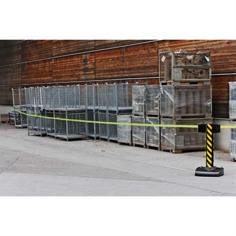 Mobile Gurtabsperrung Store Track, Gurtlänge 2x22 m, Gelb-Schwarz - Bild2