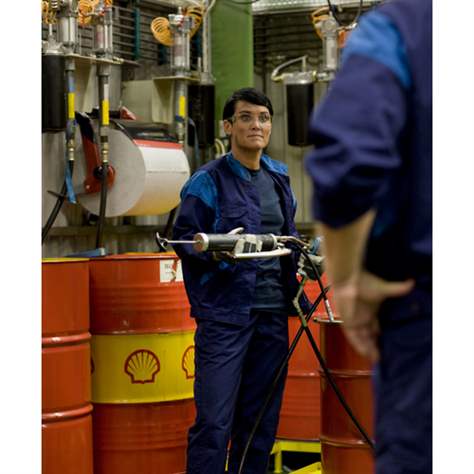 Dispozitiv desfășurător produse consumabile curățenie - hârtie prosop în rolă TORK, stativ mobil, culoare roșie-neagră - TORK - imagine4