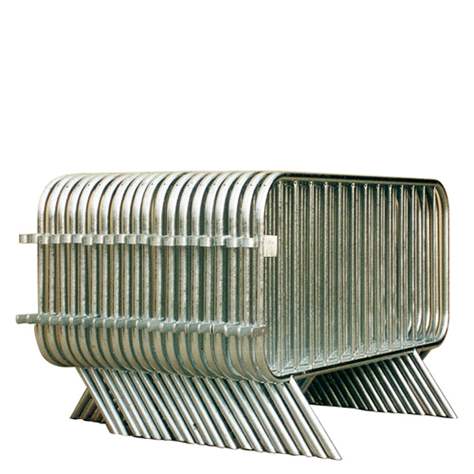 Absperrgitter, Stahlkonstruktion Verzinkt, Länge 2,0 m - Bild3