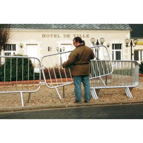 Absperrgitter, Stahlkonstruktion Verzinkt, Länge 2,0 m - Bild5