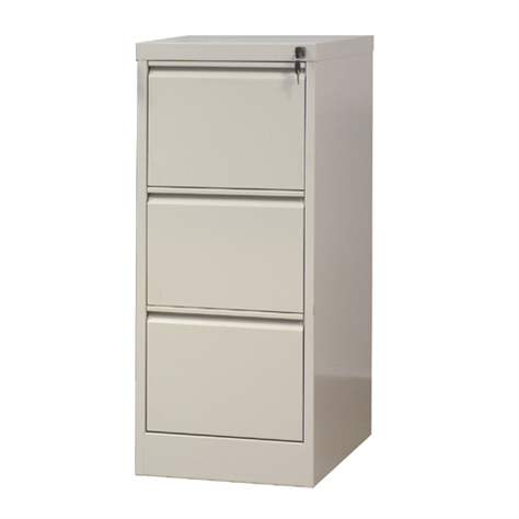 Cartotecă - dulap arhivare registratură - pentru format  A4, 3 sertare, HxLxl: 1000x415x630 mm, gri RAL7035 - Malow