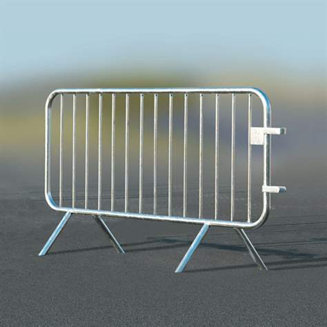 Absperrgitter, Stahlkonstruktion Verzinkt, Länge 2,0 m