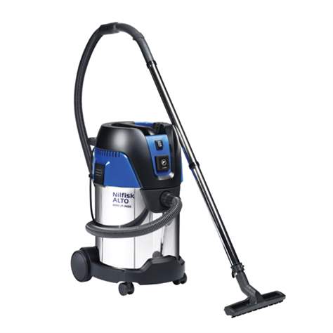 Aspirator industrial umed-uscat cu sertar pentru scule AERO31-21 PC INOX, inox, 1250W, recipient cu volum de 30 l - Nilfisk