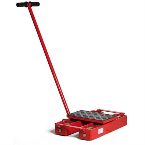 Transportní plošina, řídící, nosnost 8 t, kola kovová