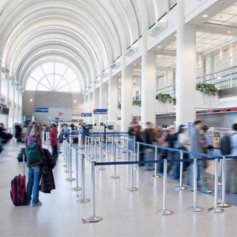 Personalleitsystem - Gurtpfosten Pure, Gurtlänge 2m, Silber - Bild5