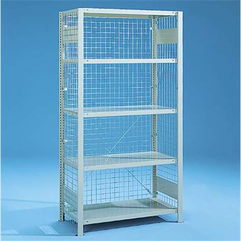 Zadná stena z drôtenej, pozinkovanej mriežky 2500 x 1000 mm, vrátane spojovacieho materiálu - META Skladovací technika