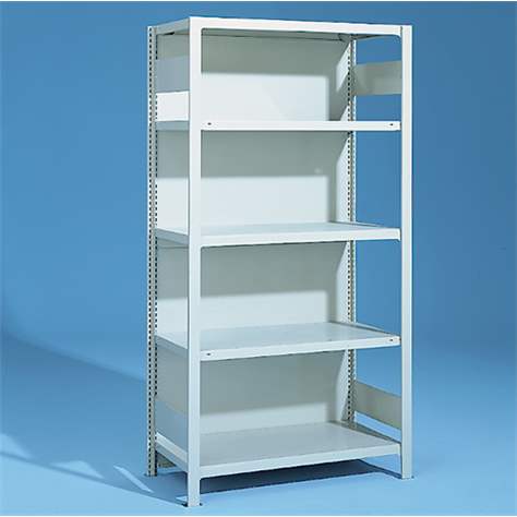 Rückwand aus Blech 2000 x 1000, Farbe lichtgrau RAL7035, inkl. Montagematerial - META Skladovací technika