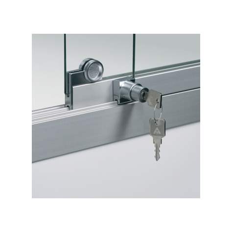 Schrankvitrine für Wandmontage, HxBxT: 1000 x 1000 x 300 mm - WSM - Walter Solbach Metallbau GmbH - Bild3