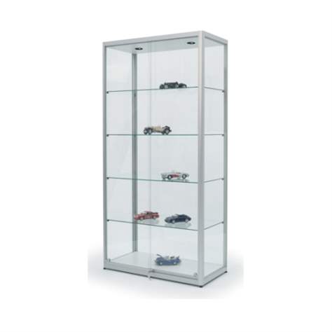 Schrankvitrine, HxBxT: 2000 x 1000 x 500 mm - WSM - Walter Solbach Metallbau GmbH