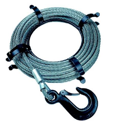Seil inkl. Karabinerhaken 20 m, Tragfähigkeit 1600 kg
