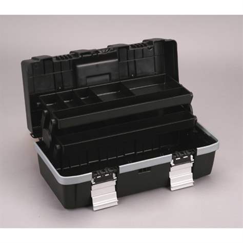 Kufor na náradie s 2 výsuvnými policami, 470 x 232 x 187 mm, bal. 4 ks