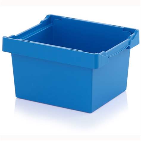 Plastová přepravka pro distribuci bez víka, 400 x 300 x 220 mm