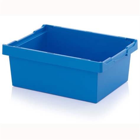 Plastová přepravka pro distribuci bez víka, 600 x 400 x 220 mm