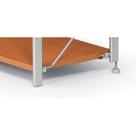 Büroregal, Anbauregal, HxBxT: 2030x800x365 mm, 6 Fachböden, Farbe Anthrazit/Metallrahmen anthrazit - Bild2