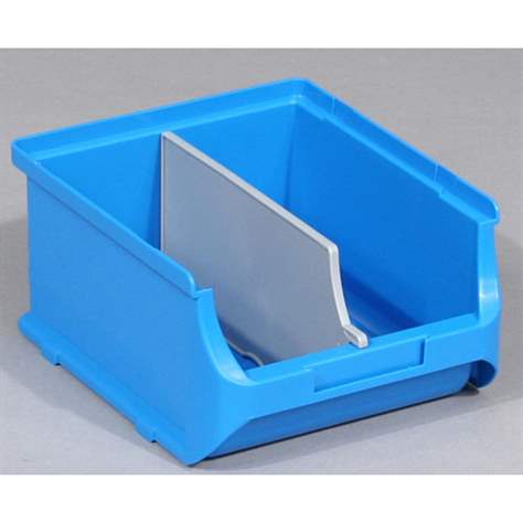 Längs-Trennstege aus Polypropylen, Farbe grau, VE 24 Stk.