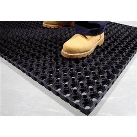 Schmutzfangmatte Ringmat 1,5 x 1,0 m, Schwarz - COBA Europe GmbH