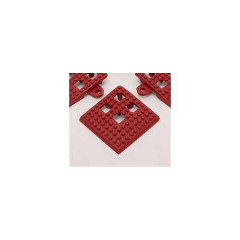 Accesoriu - colț cant de acces Flexi-Deck, culoare roșu, unitate ambalare 4 buc. - COBA Europe GmbH