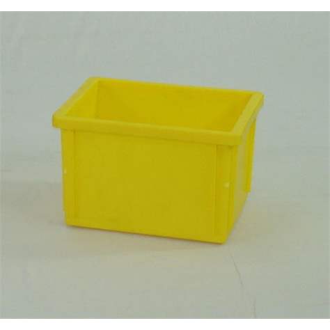 Lagerkasten Stockbox, 400 x 300 x 250 mm, Farbe gelb