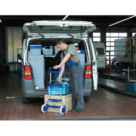 Rudl skládací RuXXac-Business XL, nosnost 125 kg, lopata 490 x 410 mm, kola z plné gumy - obrázek2