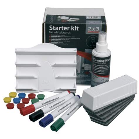 Startset für beschriftbare, magnetische Tafeln