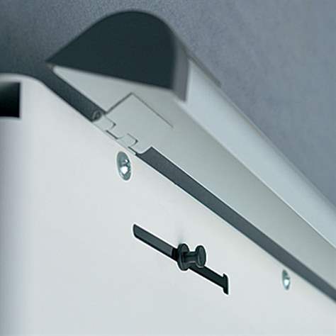 Flipchart mit Seitenarmen, mobil, gebremste Räder - Bild2