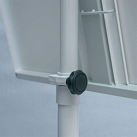 Flipchart mit Seitenarmen, mobil, gebremste Räder - Bild3