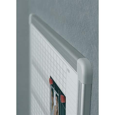 Weißwandtafel mit Jahresplanung-Druckraster, magnetisch, 1200 x 900 mm - Bild2