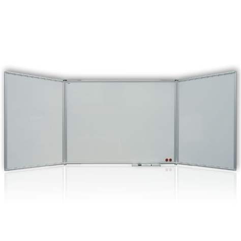 Fünf-Flächen-Weißwandtafel, magnetisch, 1800/3600 x 1200 mm