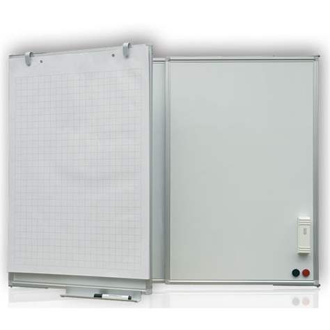 Fünf-Flächen-Weißwandtafel, magnetisch, 1800/3600 x 1200 mm - Bild2