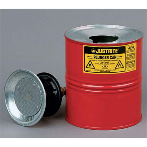 Sparanfeuchter aus Stahl ca. 1-l, rot lackiert - Justrite Manufacturing Company, L.L.C. - Bild3