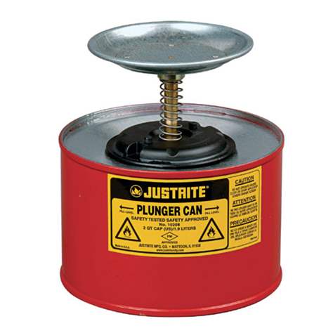 Sparanfeuchter aus Stahl ca. 2-l, rot lackiert - Justrite Manufacturing Company, L.L.C.