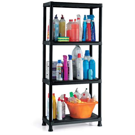 Kunststoff-Regal, HxBxT: 1350 x 600 x 300 mm