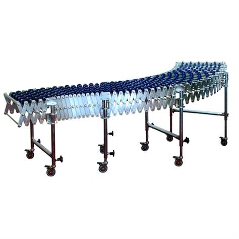 Scherenbahn mit Kunststoffröllchen, mit variablem Bahnverlauf, Breite 500 mm, Länge 760-2680 mm - Bild2