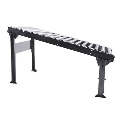 Gravitační dopravník s ocelovými válečky, rovný, šířka 300 mm, vzdálenost os 60 mm, délka 1 m - obrázek3