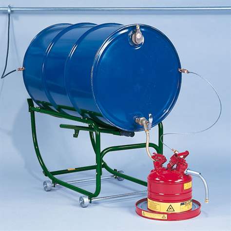 Sicherheitszapfhahn aus Edelstahl, Gewinde Zoll 3/4 - Justrite Manufacturing Company, L.L.C. - Bild2