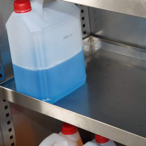 Přídavná policová vana z nerezu, 600 mm - Malow