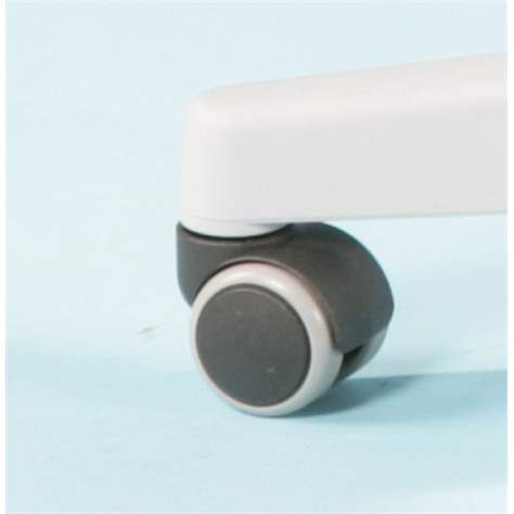 Rollenset für Arbeitsstühle - spurlose weiche Rollen für harte Bodenflächen, VE 5 Stück