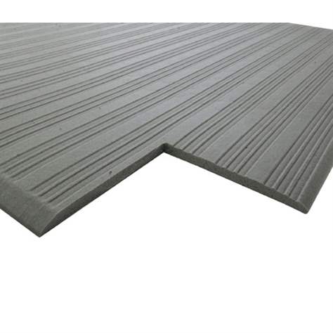 Arbeitsplatzmatte Orthomat 1,5x0,9 m, Grau, gerippte Oberfläche - COBA Europe GmbH