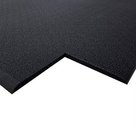 Arbeitsplatzmatte Orthomat 1,5x0,9 m, Schwarz, Kieselstein-Optik - COBA Europe GmbH